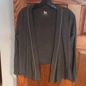 SO gray cardigan